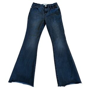 Frame Denim Le High Flare Black Jean Size 29